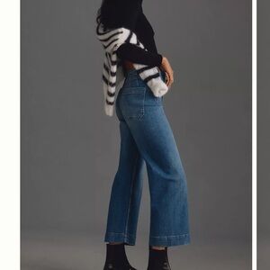 Collette wide legged high waist jean